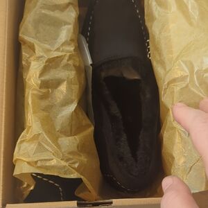 Koolaburra Black Moccasins Comfortable Soft Interior Durable Design